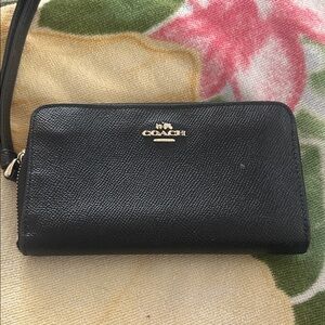 Coach Black Leather Wallet